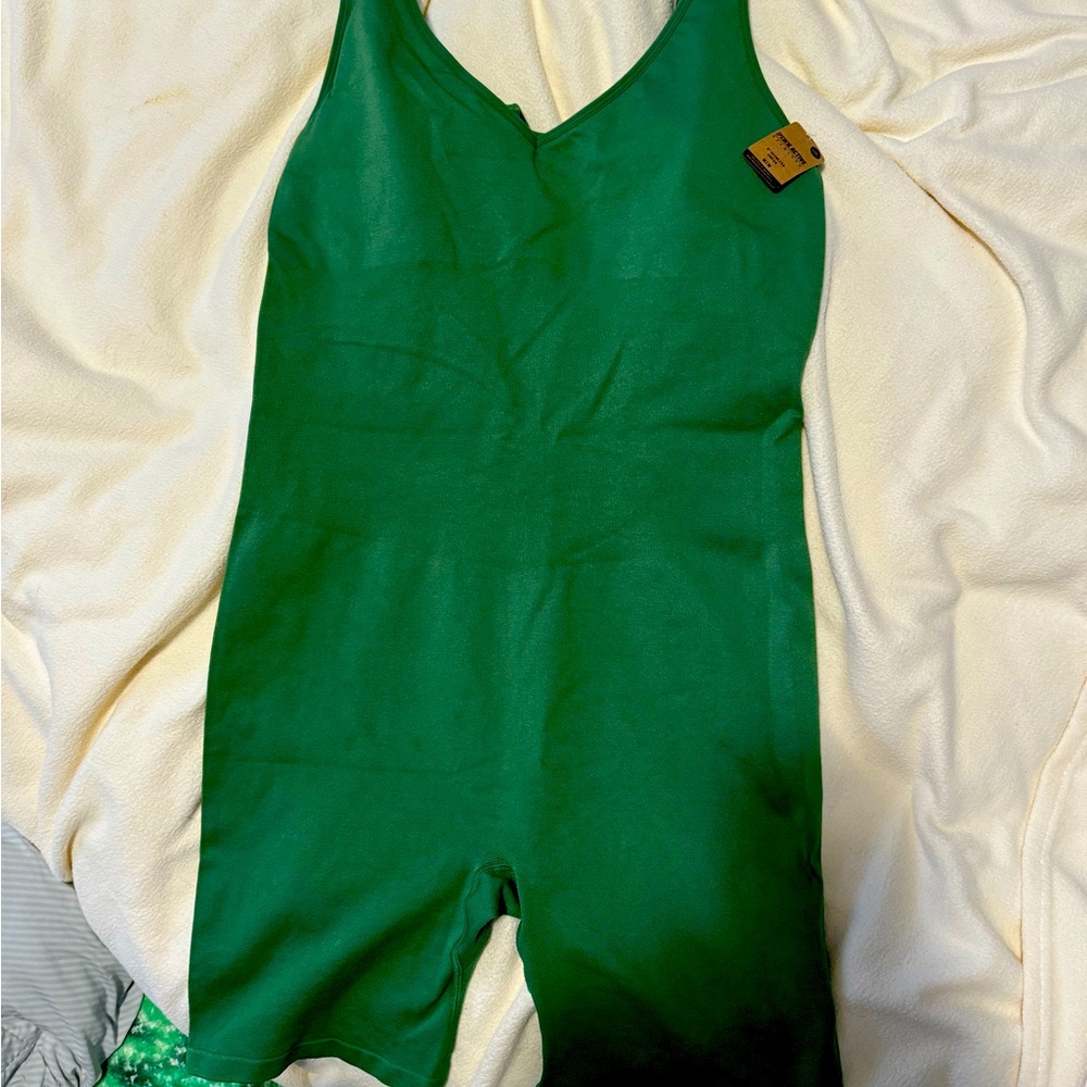 New with tags pink short onesie